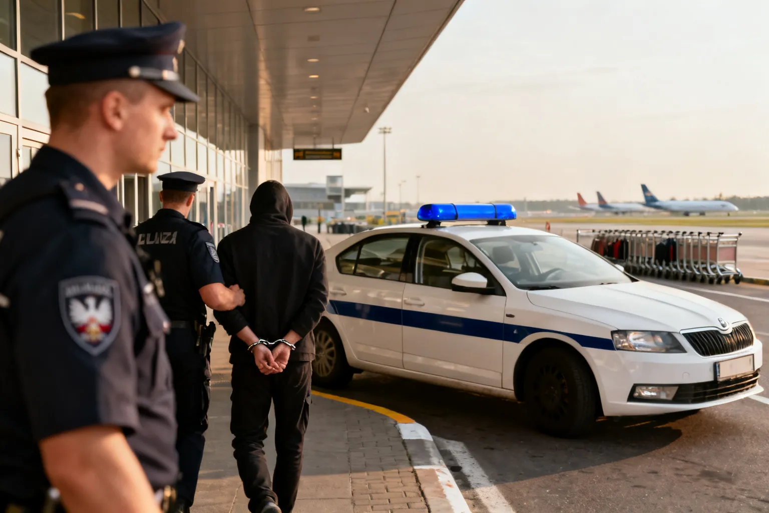 Poszukiwany ENA zatrzymany na lotnisku Kraków‑Balice