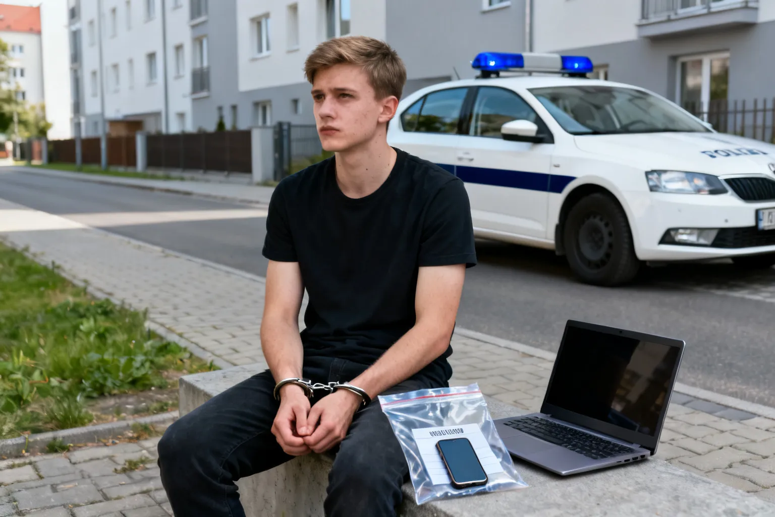 20-latek aresztowany za internetowe oszustwa przy sprzedaży telefonów i laptopów