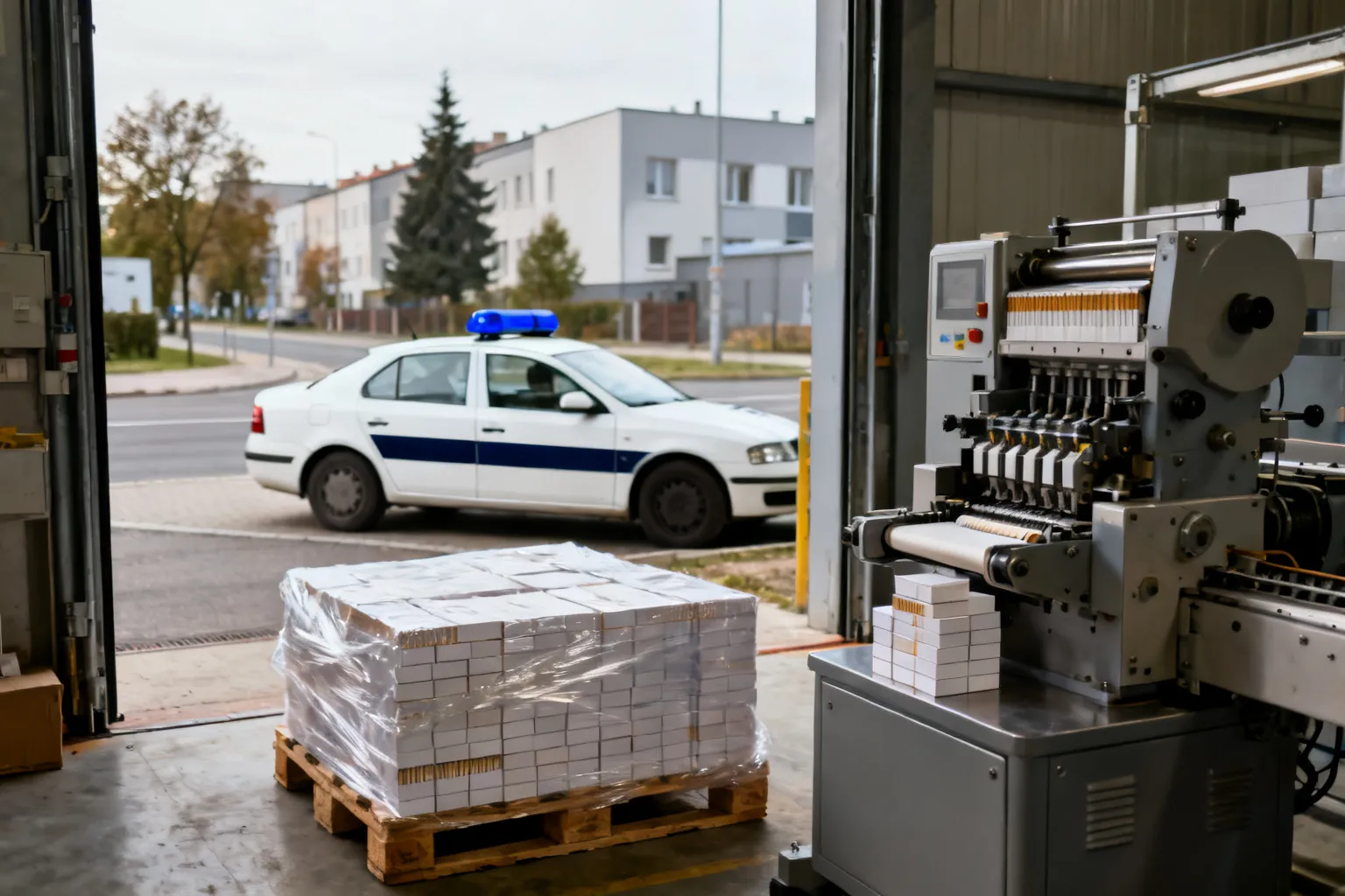 CBŚP rozbiło zorganizowaną grupę produkującą papierosy. Fabryka w Tucholi