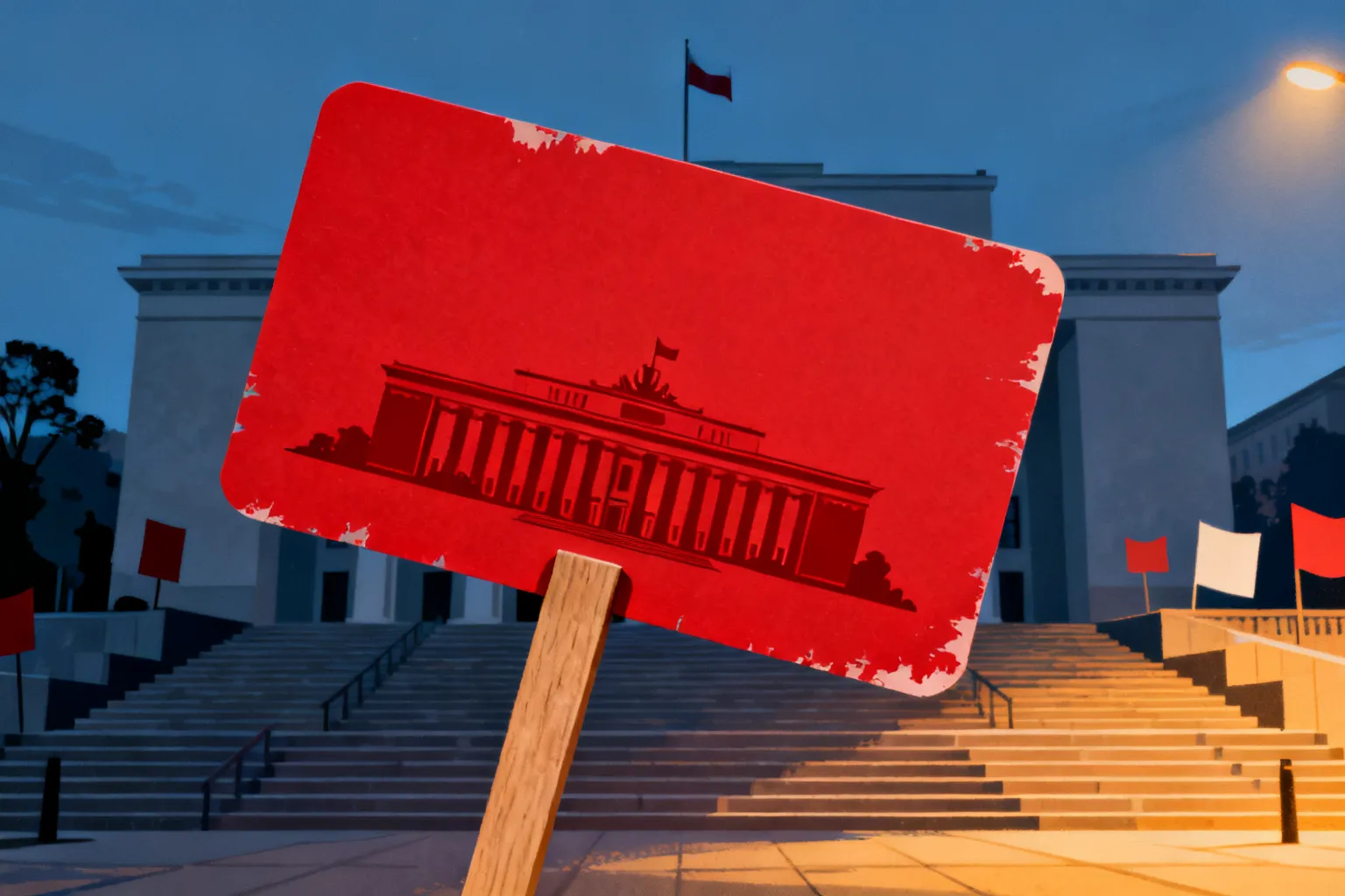protesty aborcja Warszawa Sejm — „Czerwona kartka” przed Sejmem