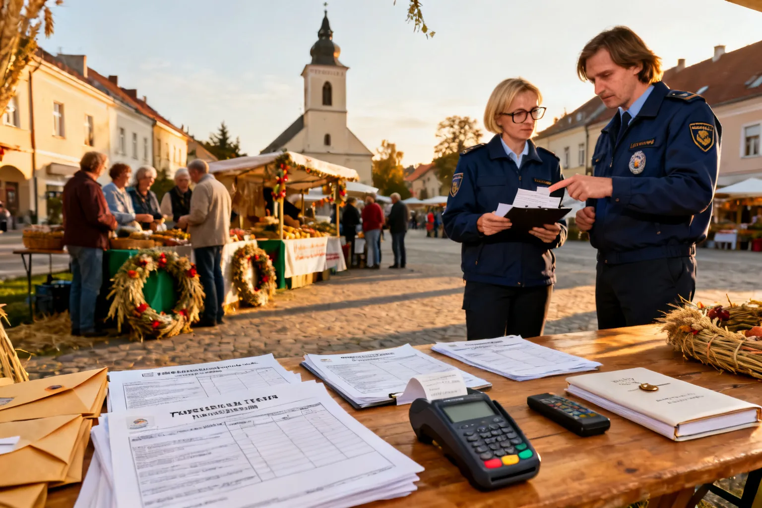 Kontrole KAS na dożynkach w Małopolsce — mandaty dla sprzedawców i kół gospodyń
