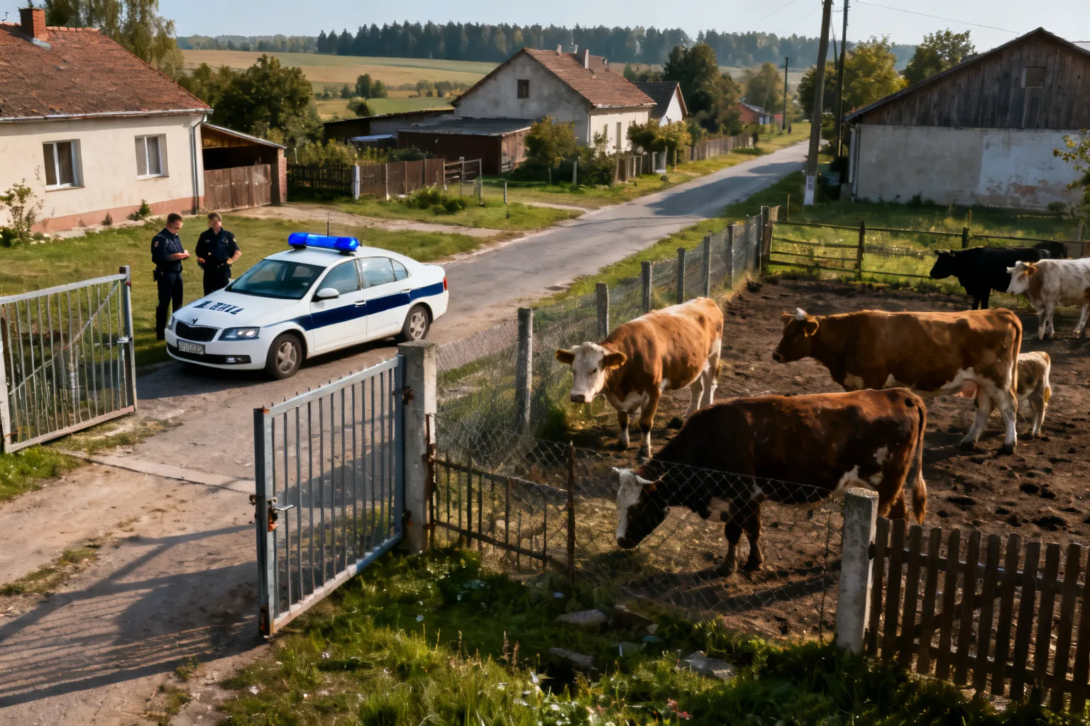 Zabezpieczono 159 sztuk bydła po akcji CBŚP przeciw grupie kradnącej w Niemczech