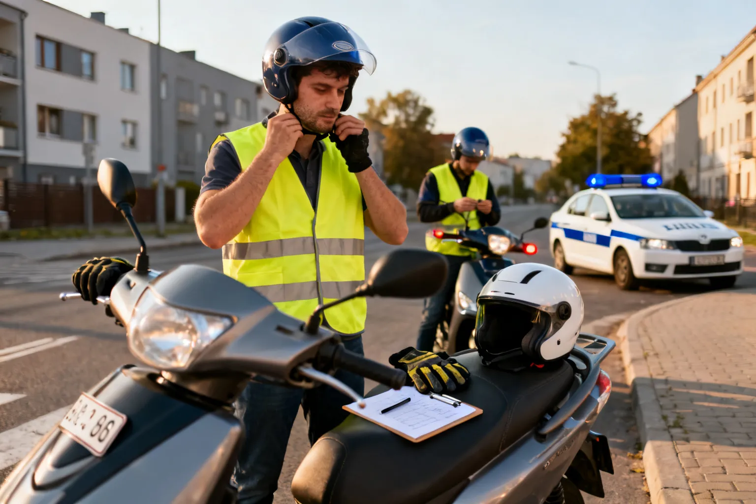 Motorowerzyści — bezpieczeństwo, obowiązki i dane za 2025 rok