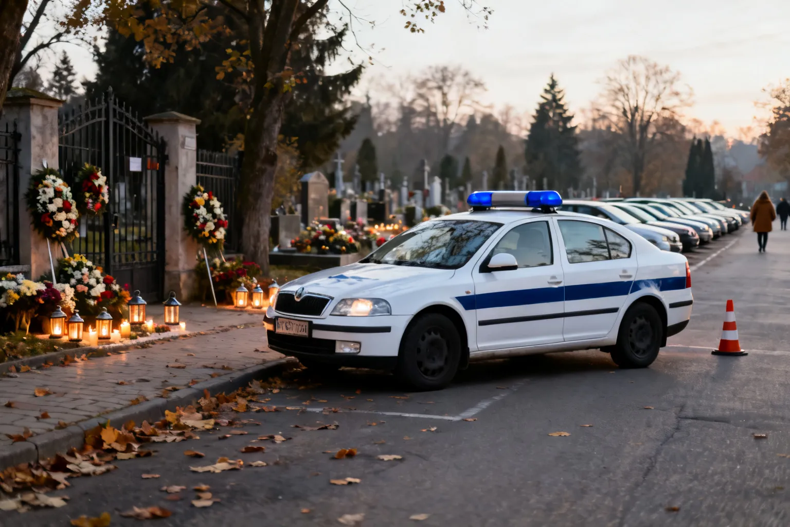 Zwiększone patrole policji na drogach podczas Wszystkich Świętych