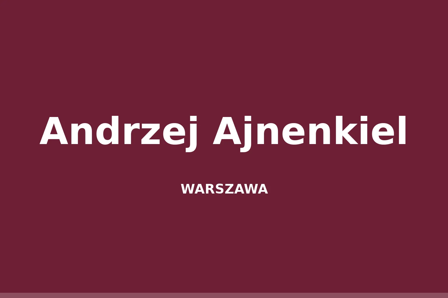 Andrzej Ajnenkiel