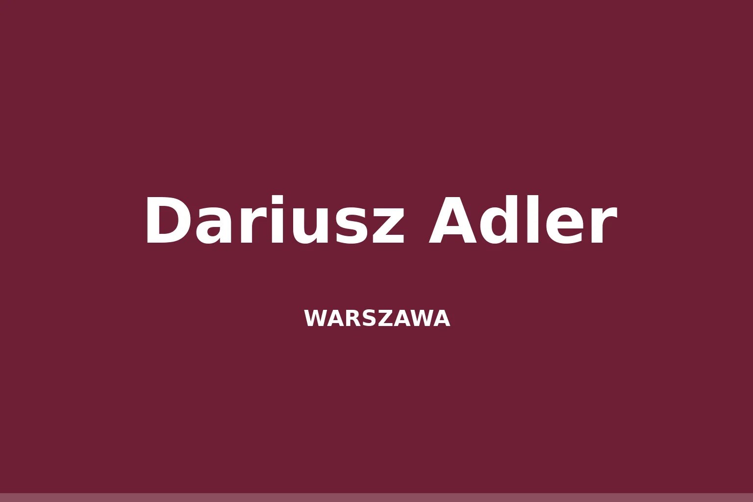 Dariusz Adler