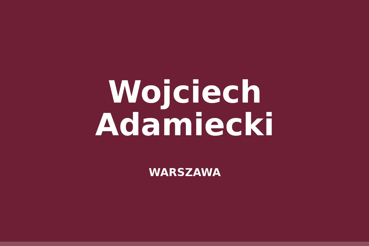 Wojciech Adamiecki