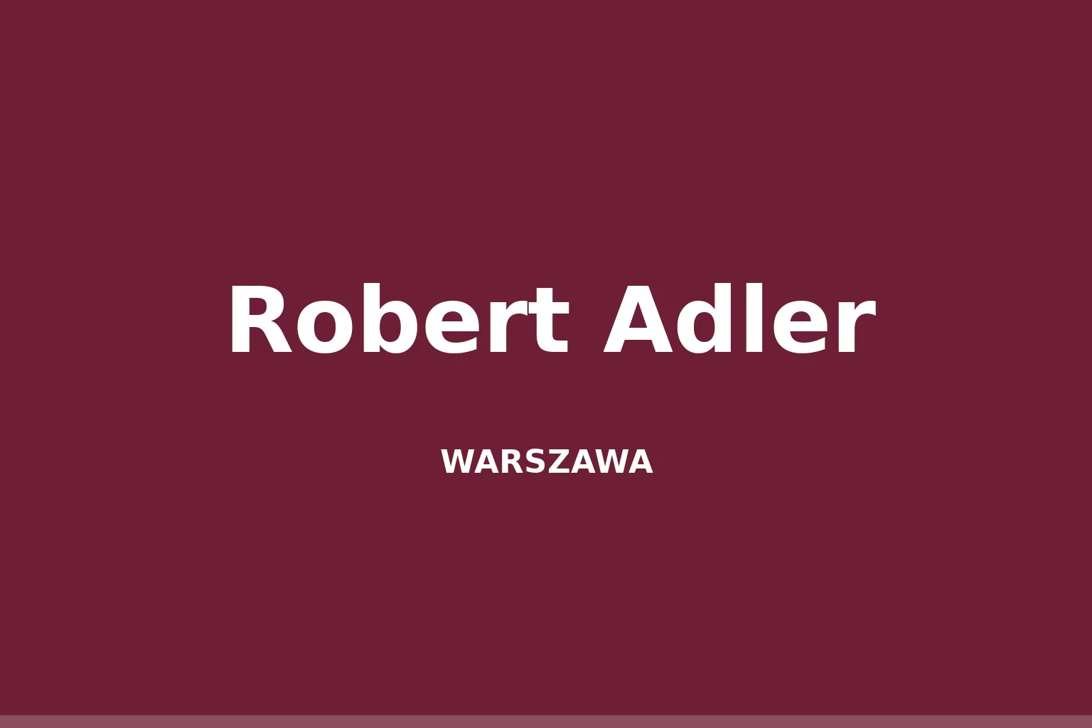 Robert Adler (rysownik)
