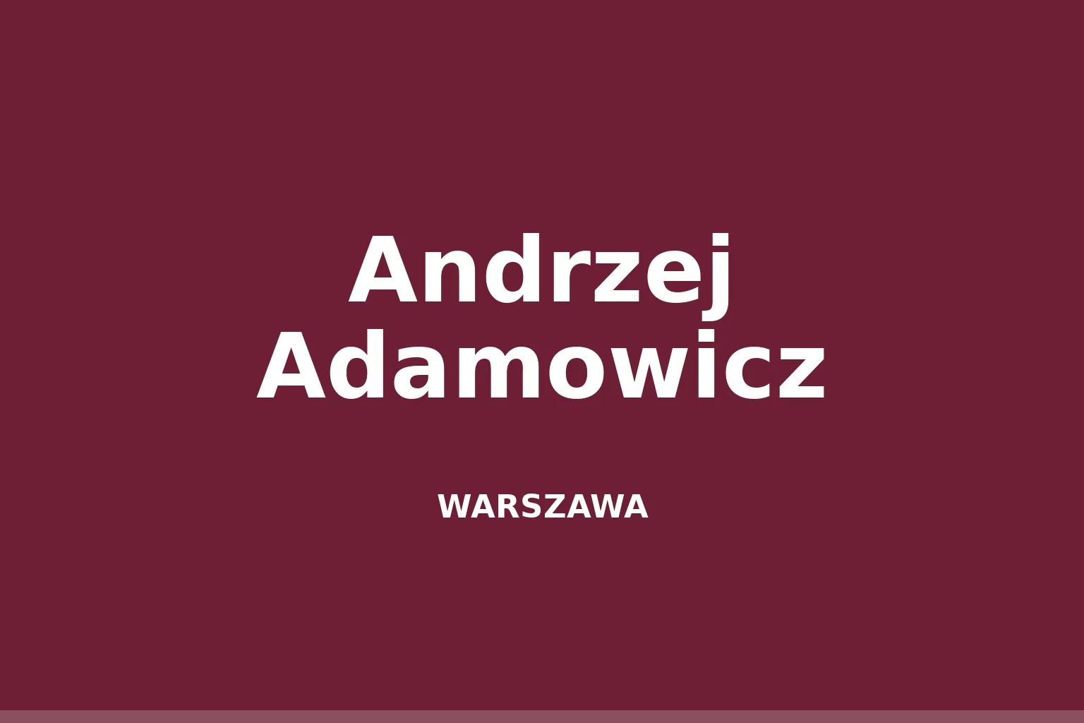 Andrzej Adamowicz (pułkownik)